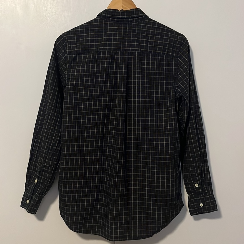 Ralph Lauren Plaid Button Down Dress Shirt Boy's XL 18-20 Windowpane - Picture 3 of 8